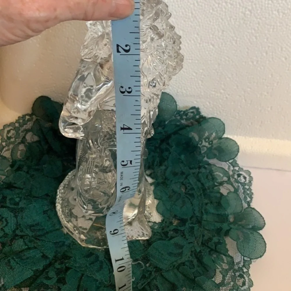 Christmas, Clear hard plastic, Santa Clause